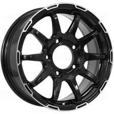Колесный диск KDW KD1660 6.5х16/5х139.7 D98.1 ET40 Black-FPd